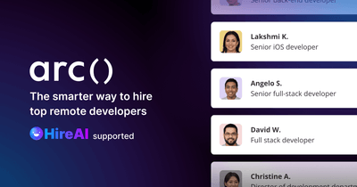 Hire Top Remote Developers Globally - Arc