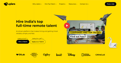 Hire Top Indian Talent from India's Largest Talent Network | Uplers